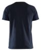 Afbeeldingen van BLÅKLÄDER T-shirt V-hals 3360 donker marineblauw M