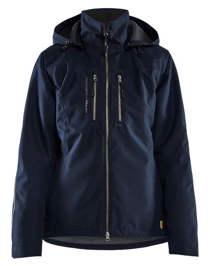 Afbeeldingen van BLÅKLÄDER Winterjas lichtgewicht dames 4972 donker marineblauw/zwart M