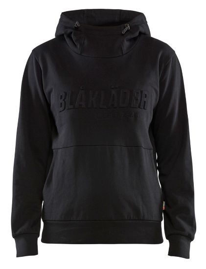 Afbeeldingen van BLÅKLÄDER Hoodie 3D dames 3560 zwart 2XL