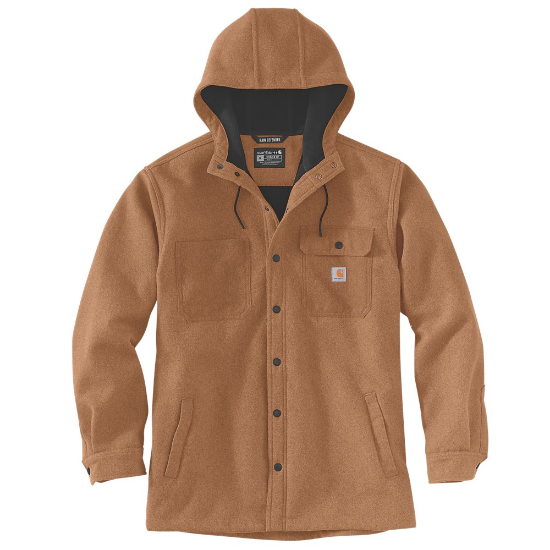 Afbeeldingen van CARHARTT Overhemd jas wind- en regenbestendig 105022 oiled walnut heather M