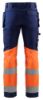 Afbeeldingen van BLÅKLÄDER Werkbroek met stretch 1558 marineblauw/High Vis oranje D96