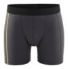 Afbeeldingen van BLÅKLÄDER Boxershort 100% merino XLIGHT 1847 donkergrijs/geel XL