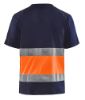 Afbeeldingen van BLÅKLÄDER T-shirt 3387 marineblauw/High Vis oranje M