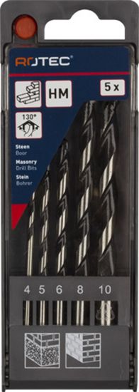 Afbeeldingen van ROTEC Steenborenset 225 5-delig 4-10MM