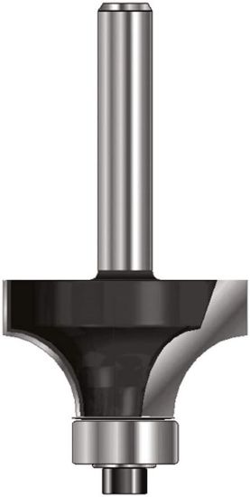 Afbeeldingen van ENT Afrondfrees + lager HM R12MM schacht 12MM