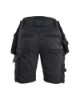 Afbeeldingen van BLÅKLÄDER Short dames met 2-weg stretch 7175 zwart/zwart C36