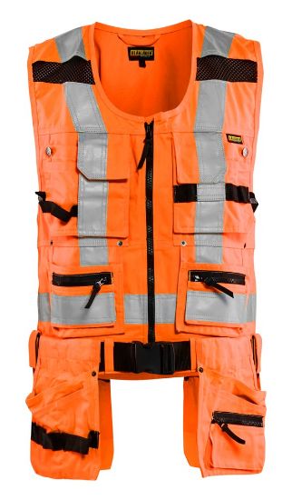 Afbeeldingen van BLÅKLÄDER Werkvest 3032 High Vis oranje S