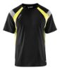 Afbeeldingen van BLÅKLÄDER T-shirt Visible 3332 zwart/High Vis geel S