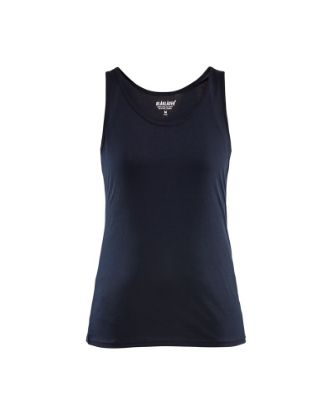 Afbeeldingen van BLÅKLÄDER Mouwloos onderhemd dames 3512 donker marineblauw 2XL