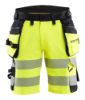 Afbeeldingen van BLÅKLÄDER Short met 4-weg stretch 1120 High Vis geel/zwart C48