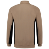Afbeeldingen van TRICORP Polosweater bi-colour met borstzak 302001 khaki/zwart 3XL