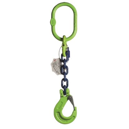 Afbeeldingen van Voorloper + klephaak Grade 100 6MM 1M 