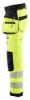 Afbeeldingen van BLÅKLÄDER Softshell werkbroek dames 7118 High Vis geel/zwart C48