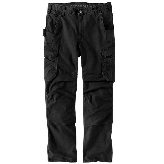 Afbeeldingen van CARHARTT Steel werkbroek rugged cargo 105072 zwart W36/L30