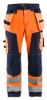 Afbeeldingen van BLÅKLÄDER Softshell werkbroek 1567 High Vis oranje/marineblauw C58
