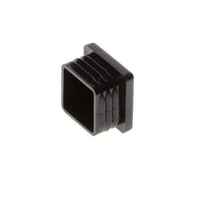 Afbeeldingen van Insteekdop vierkant zwart 30X30X1,0-2,0MM