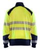 Afbeeldingen van BLÅKLÄDER Sweater met rits 3558 High Vis geel/marineblauw L