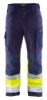 Afbeeldingen van BLÅKLÄDER Softshell werkbroek 1562 marineblauw/High Vis geel C48