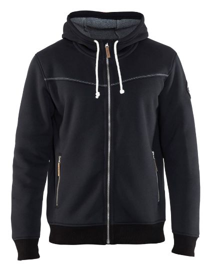Afbeeldingen van BLÅKLÄDER Hoodie met warme voering 4933 zwart 2XL
