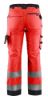 Afbeeldingen van BLÅKLÄDER Werkbroek dames zonder spijkerzakken 7155 High Vis rood/zwart C40