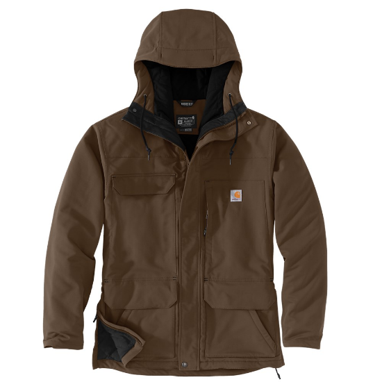 Afbeeldingen van CARHARTT Jas super dux bonded chore 105002 coffee S