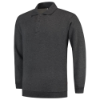 Afbeeldingen van TRICORP Polosweater met boord 301005 antraciet melange L