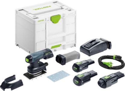 Afbeeldingen van FESTOOL Accu vlakschuurmachine RTSC4003,0I-Set 2x 3,0Ah