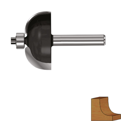 Afbeeldingen van ROTEC Holprofielfrees HM GOLD 13,5MM R=2 S=12MM