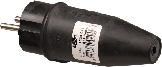 Afbeeldingen van KELFORT Stekker rubber DIN49440/441 VDE 250V 16Ah