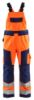 Afbeeldingen van BLÅKLÄDER Bretelbroek zonder spijkerzakken 2660 High Vis oranje/marineblauw C54