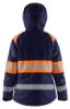 Afbeeldingen van BLÅKLÄDER Winterjas dames 4470 marineblauw/High Vis oranje L