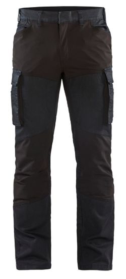 Afbeeldingen van BLÅKLÄDER Werkbroek service denim met stretch 1457 marineblauw/zwart D92