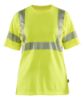 Afbeeldingen van BLÅKLÄDER T-shirt dames 3502 High Vis geel L