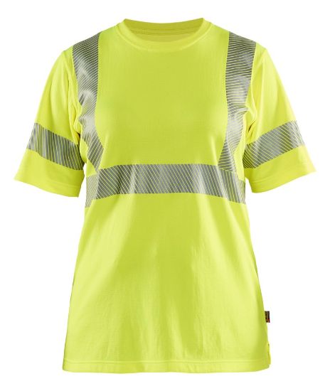 Afbeeldingen van BLÅKLÄDER T-shirt dames 3502 High Vis geel L