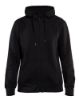 Afbeeldingen van BLÅKLÄDER Hoodie dames met rits 3395 zwart M