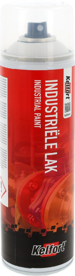 Afbeeldingen van KELFORT Industrie lak lichtgrijs RAL 7035 500ML
