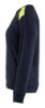 Afbeeldingen van BLÅKLÄDER Sweater dames bi-colour 3408 donker marineblauw/High Vis geel S