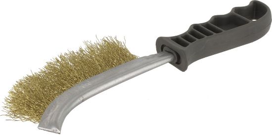 Afbeeldingen van ROTEC Handborstel gegolfd messingdraad 265X28X0,3MM