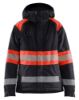 Afbeeldingen van BLÅKLÄDER Winterjas dames 4470 zwart/High Vis rood 3XL