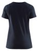 Afbeeldingen van BLÅKLÄDER T-shirt dames Slim-Fit 3304 donker marineblauw XS
