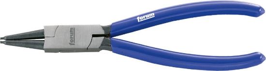 Afbeeldingen van FORUM Borgveertang t.b.v. binnenring rechte kop gepolijst met geïsoleerde kunststof handgreep J3 225MM