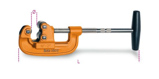 Afbeeldingen van BETA Pijpsnijder t.b.v. stalen gaspijp 330/2