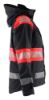 Afbeeldingen van BLÅKLÄDER Shelljack dames 4430 zwart/High Vis rood S