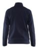 Afbeeldingen van BLÅKLÄDER Sweatshirt service dames met rits 3394 donker marineblauw/zwart L