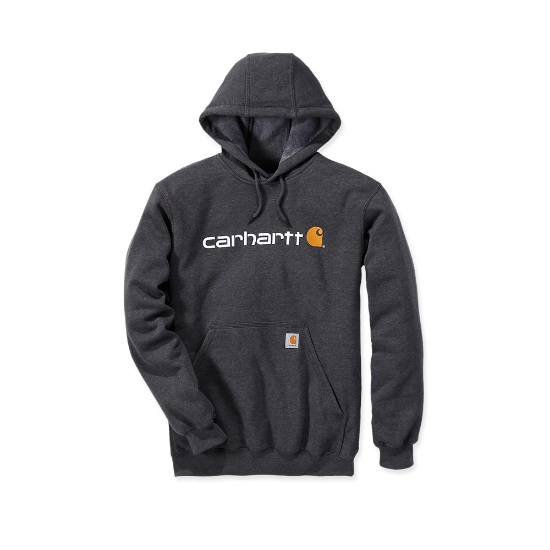 Afbeeldingen van CARHARTT Sweatshirt met capuchon en logo 100074 carbon heather L