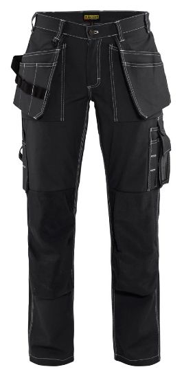Afbeeldingen van BLÅKLÄDER Werkbroek dames 1545 zwart C40