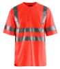 Afbeeldingen van BLÅKLÄDER T-shirt 3413 High Vis rood L
