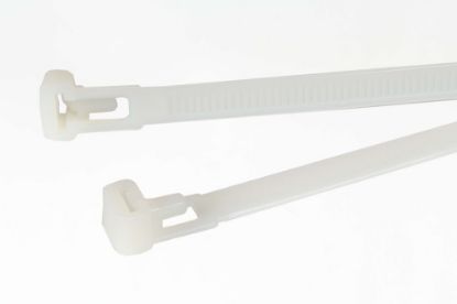 Afbeeldingen van Bundelbandjes hersluitbaar wit 7,6X370MM