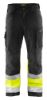 Afbeeldingen van BLÅKLÄDER Softshell werkbroek 1562 zwart/High Vis geel D96