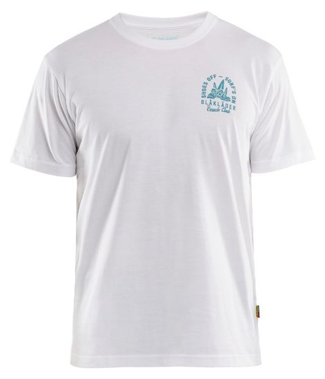 Afbeeldingen van BLÅKLÄDER T-shirt Beach Club 9419 wit L